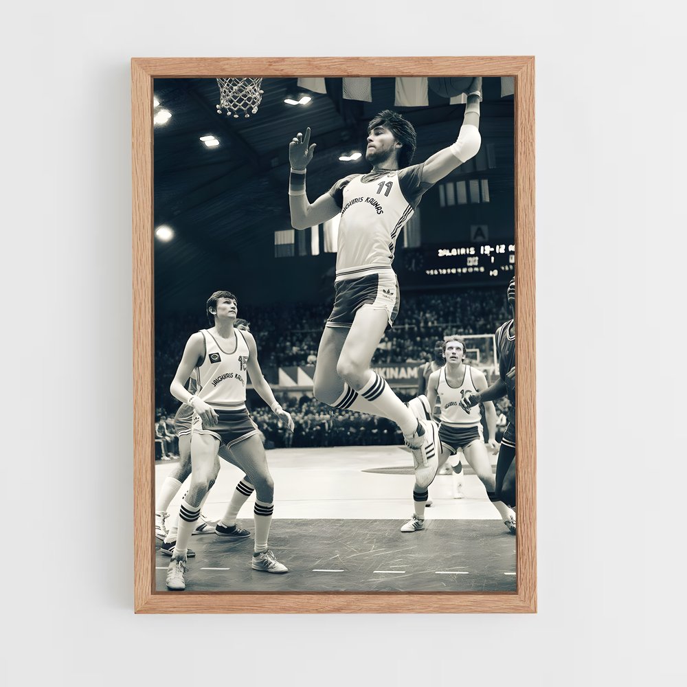Poster Saut Majestueux – affiche Basketball (vue 4)